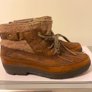 Ugh boots size 8 brown Lina leather
